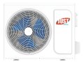 Сплит-система Just Aircon JAC-18HPSA/CGS/JACO-18HPSA/CGS Silvery