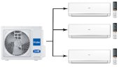 Мульти сплит-система на 3 комнаты 25+25+50 м2 Haier 2х AS09NS6ERA-W+AS18NS6ERA-W/4U85S2SR5FA Lightera Super Match